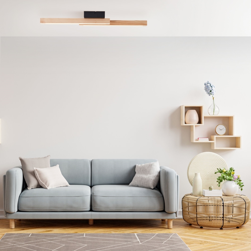 Brilliant - Plafón LED ARION LED/14W/230V pino
