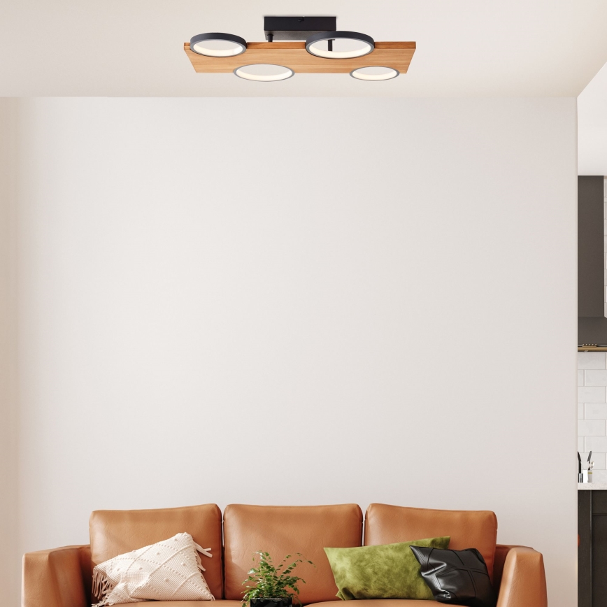 Brilliant - Plafón LED CHEESY LED/28W/230V pino