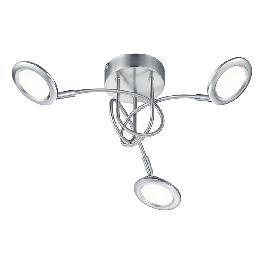 Brilliant - Plafón LED de superficie SESSION 3xLED/3,1W/230V 3000/4000/6500K cromo mate