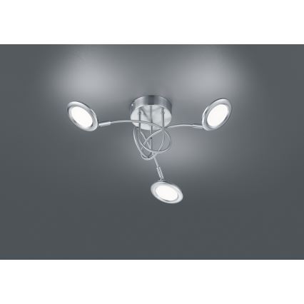 Brilliant - Plafón LED de superficie SESSION 3xLED/3,1W/230V 3000/4000/6500K cromo mate