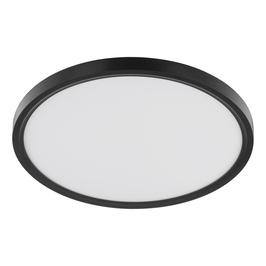 Brilliant - Plafón LED de techo GALO con sensor de movimiento y sensor crepuscular LED/26W/230V, diámetro 40 cm, negro