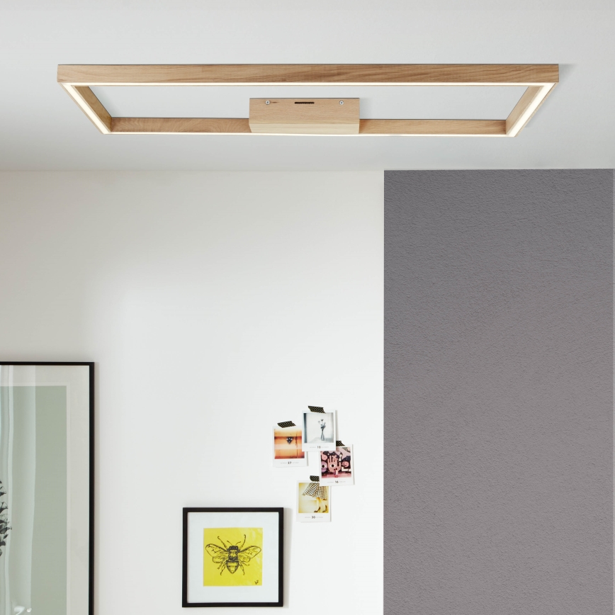 Brilliant - Plafón LED DELGROSSO LED/24W/230V 3000K roble