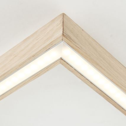 Brilliant - Plafón LED DELGROSSO LED/24W/230V 3000K roble