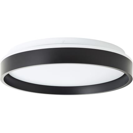 Brilliant - Plafón LED KALMAR LED/26W/230V 3000K diá. 39 cm negro