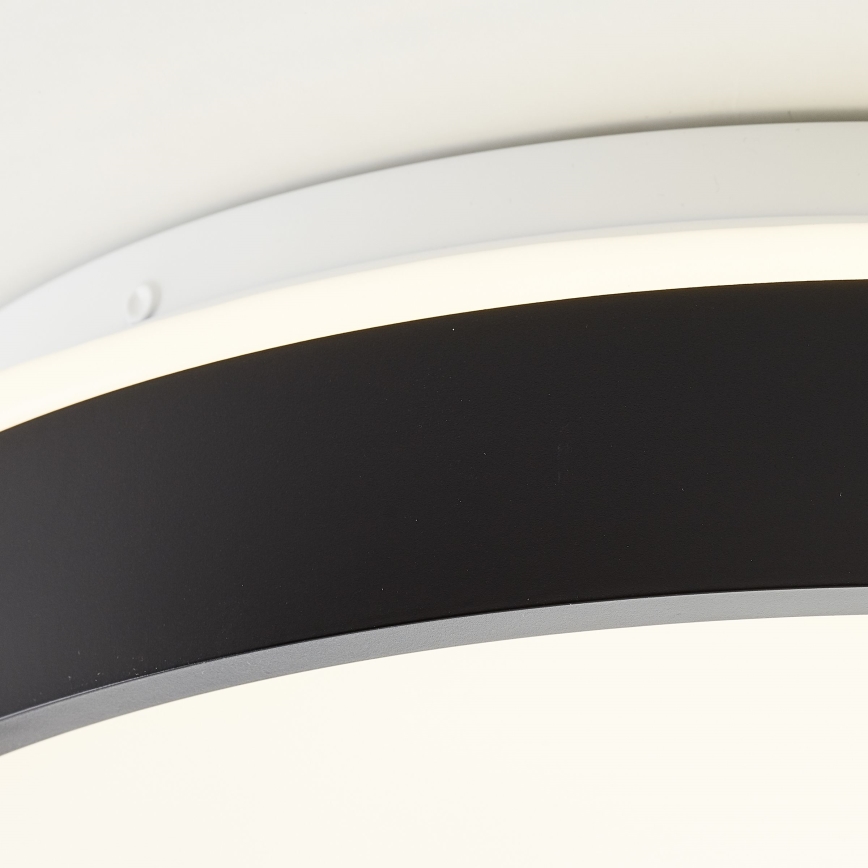 Brilliant - Plafón LED KALMAR LED/26W/230V 3000K diá. 39 cm negro