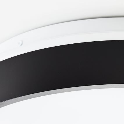 Brilliant - Plafón LED KALMAR LED/26W/230V 3000K diá. 39 cm negro