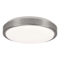 Brilliant - Plafón LED LIVIUS LED/18W/230V diá. 28 cm 3000K cromo mate