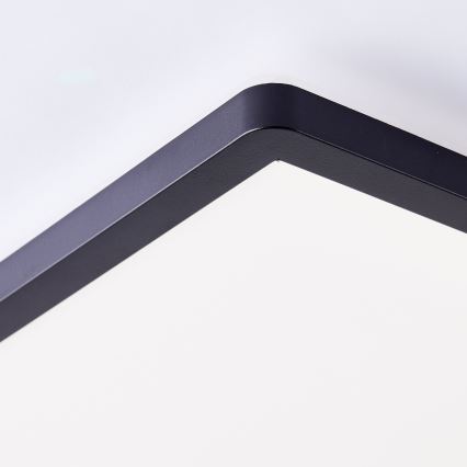 Brilliant - plafón LED MILTON LED/18W/230V 29,3x29,3 cm negro