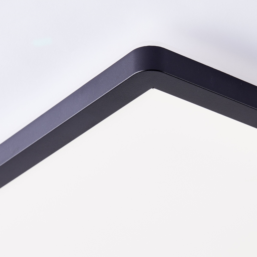 Brilliant - plafón LED MILTON LED/18W/230V 29,3x29,3 cm negro