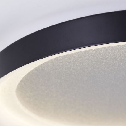 Brilliant - Plafón LED QUITO LED/24W/230V 3000K diá. 33 cm negro