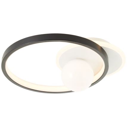 Brilliant - Plafón LED regulable ATLANTA LED/24W/230V negro/blanco