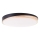 Brilliant - Plafón LED regulable BAARLO LED/36W/230V 3000-6500K diá. 50 cm negro/madera de caucho + control remoto