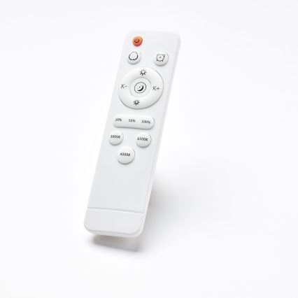 Brilliant - Plafón LED regulable BAARLO LED/36W/230V 3000-6500K diá. 50 cm negro/madera de caucho + control remoto
