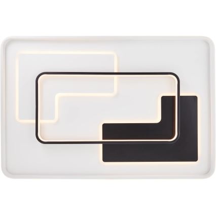 Brilliant - Plafón LED regulable BARDEN LED/57W/230V 3000-6800K 60x90 cm blanco + control remoto