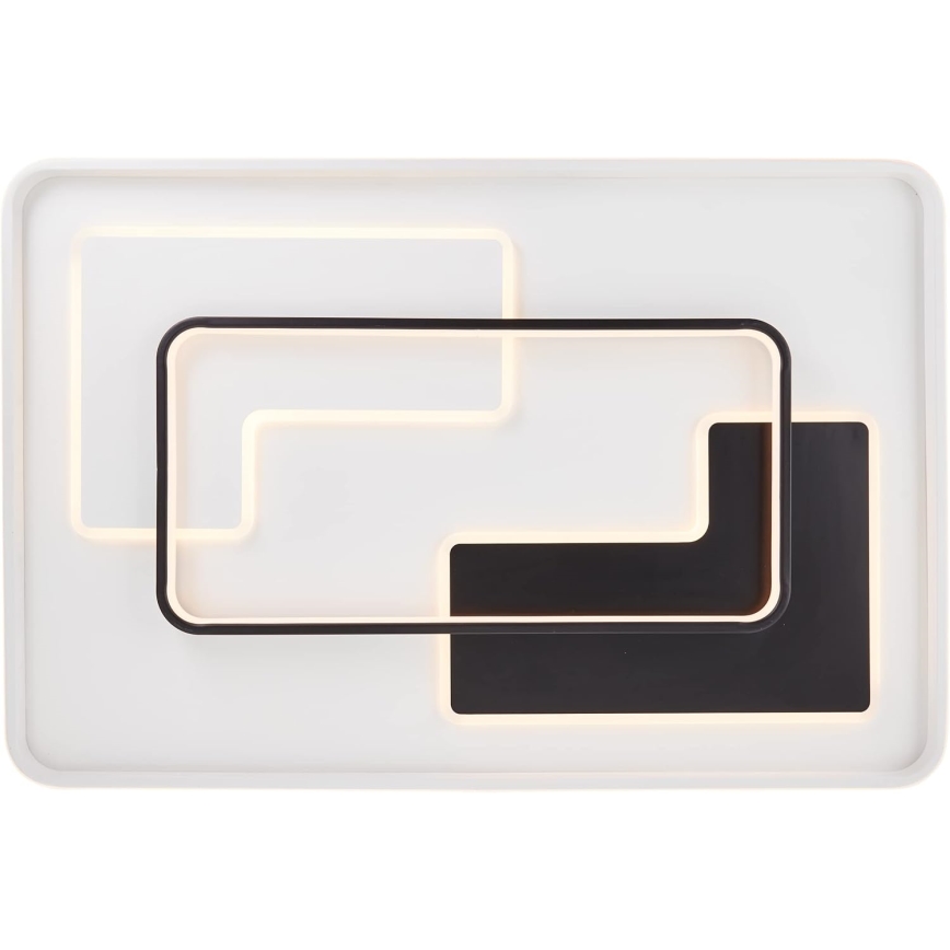 Brilliant - Plafón LED regulable BARDEN LED/57W/230V 3000-6800K 60x90 cm blanco + control remoto