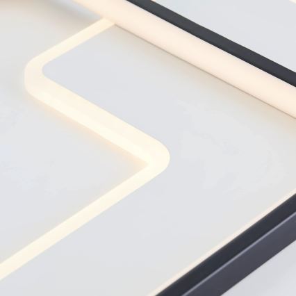Brilliant - Plafón LED regulable BARDEN LED/57W/230V 3000-6800K 60x90 cm blanco + control remoto
