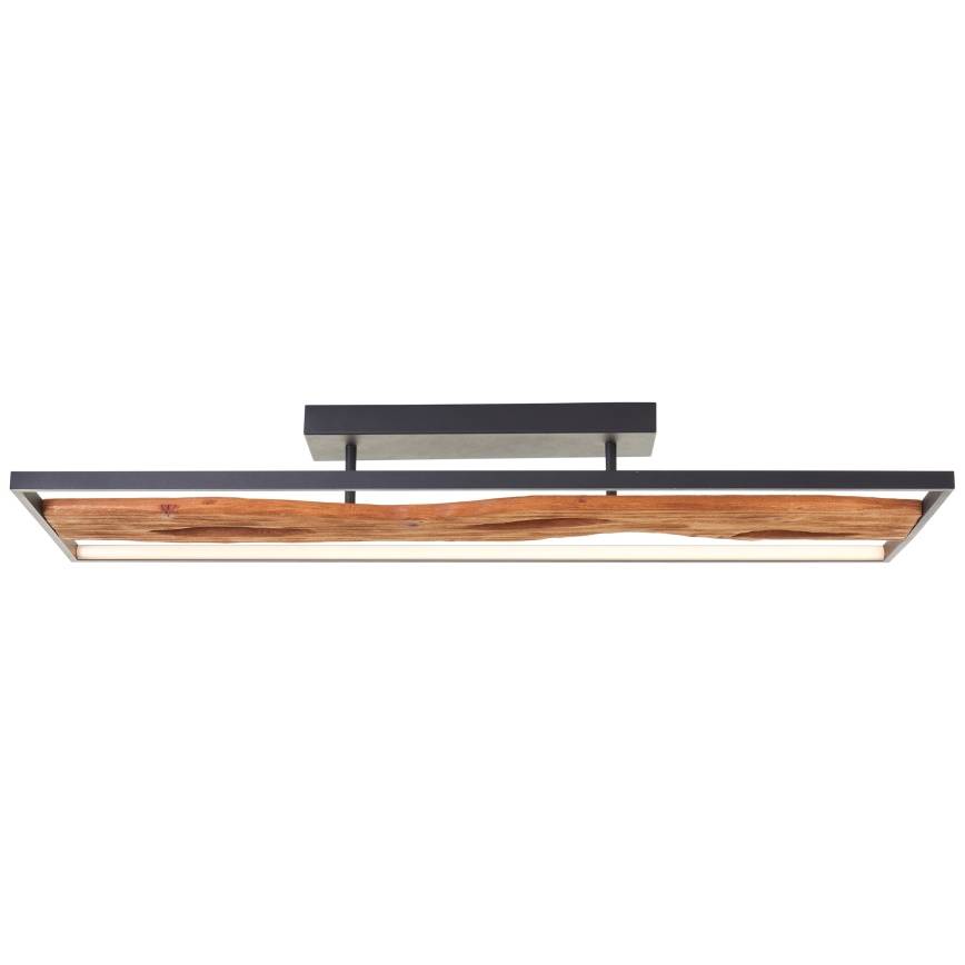 Brilliant - Plafón LED regulable CHAUMONT LED/48W/230V madera de caucho