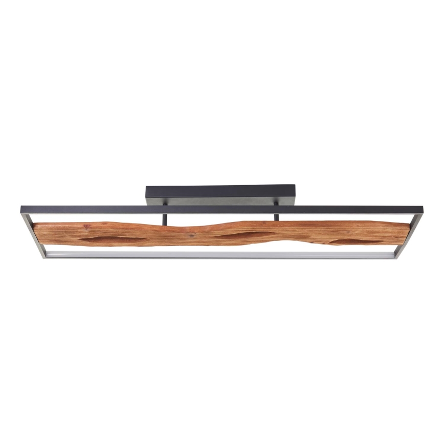 Brilliant - Plafón LED regulable CHAUMONT LED/48W/230V madera de caucho