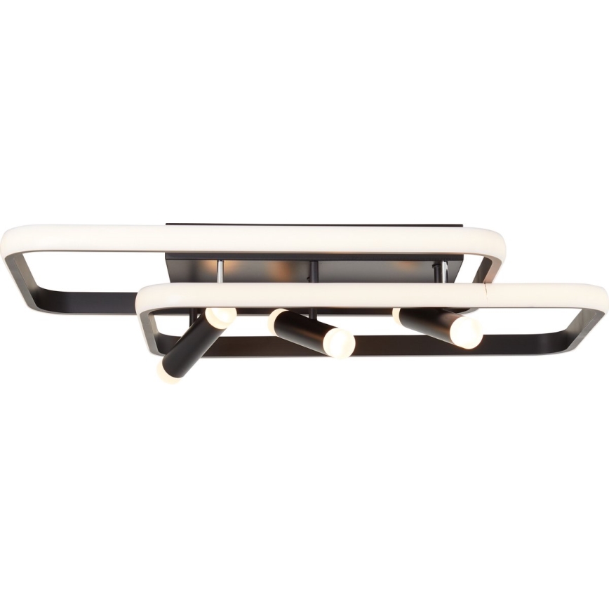 Brilliant - Plafón LED regulable DALIDA LED/54W/230V 3000-6500K 45,2x66 cm negro + control remoto