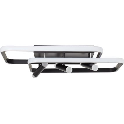 Brilliant - Plafón LED regulable DALIDA LED/54W/230V 3000-6500K 45,2x66 cm negro + control remoto