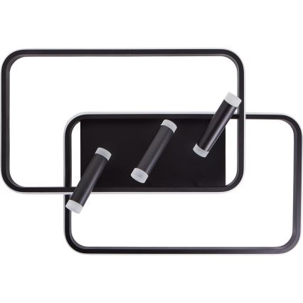 Brilliant - Plafón LED regulable DALIDA LED/54W/230V 3000-6500K 45,2x66 cm negro + control remoto