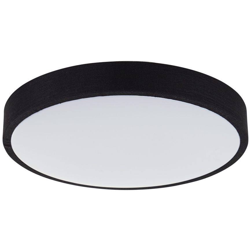 Brilliant - Plafón LED regulable FILIZ LED/24W/230V diá. 38,5 cm negro