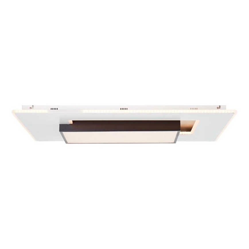 Brilliant - Plafón LED regulable HUTSON LED/60W/230V 3000-7100K 50x80 cm blanco + control remoto