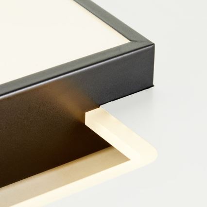 Brilliant - Plafón LED regulable HUTSON LED/60W/230V 3000-7100K 50x80 cm blanco + control remoto