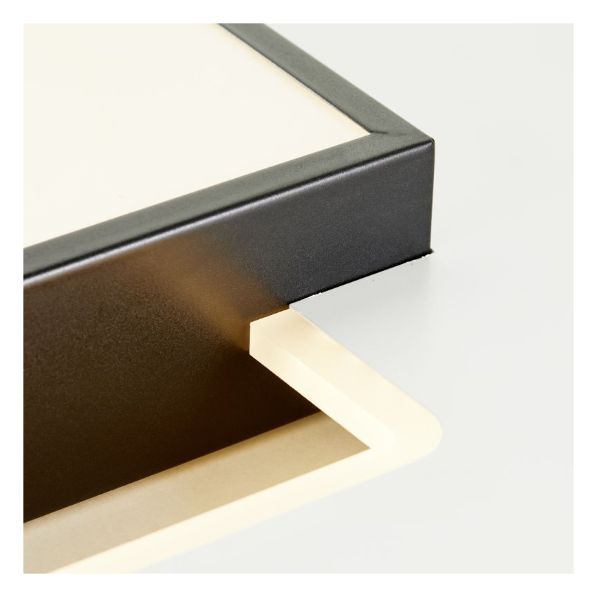 Brilliant - Plafón LED regulable HUTSON LED/60W/230V 3000-7100K 50x80 cm blanco + control remoto