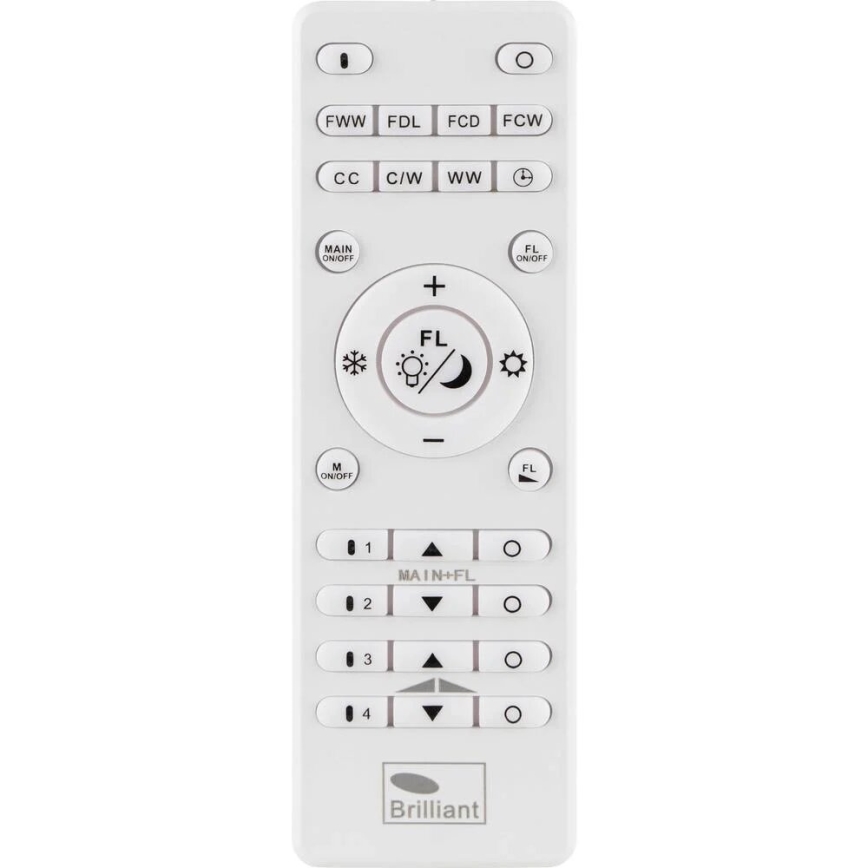 Brilliant - Plafón LED regulable LAURICE LED/24W/230V 2700-6500K + control remoto