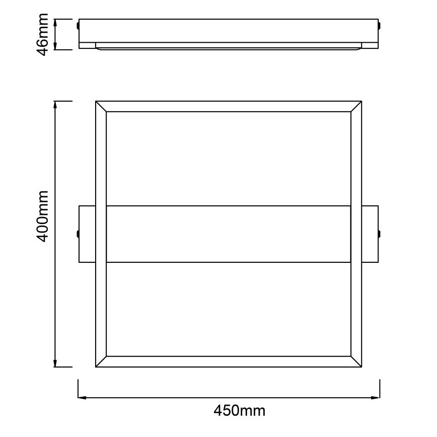Brilliant - Plafón LED regulable LONEOS LED/24W/230V 3000K 45x40 cm