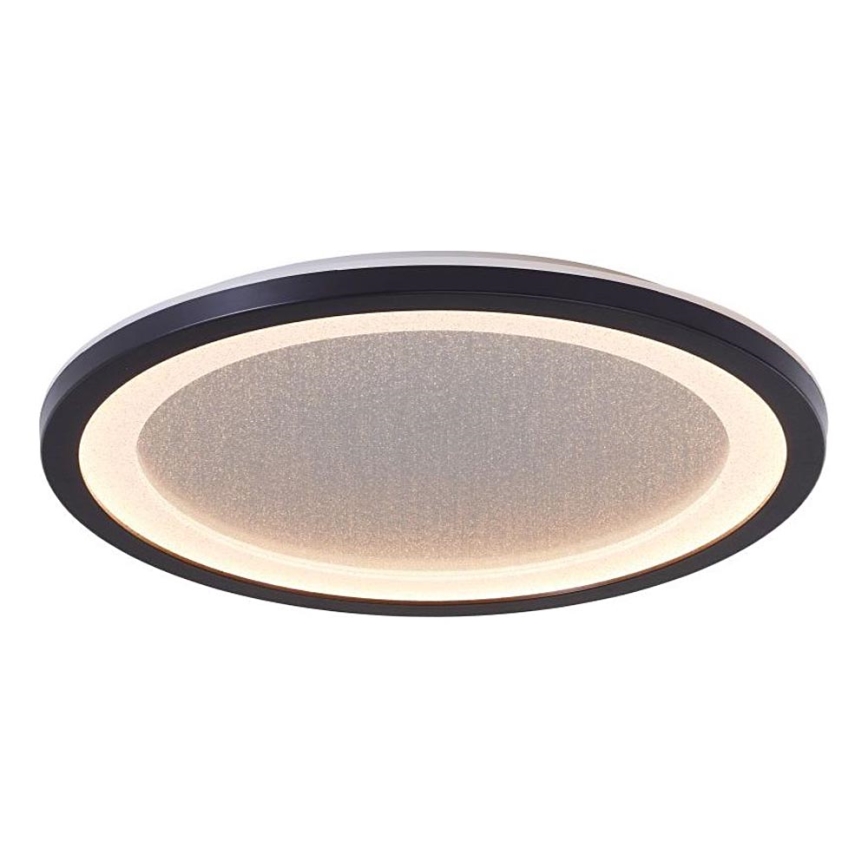 Brilliant - Plafón LED regulable MOSAKO LED/20W/230V 2700K diá. 29,5 cm negro