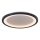 Brilliant - Plafón LED regulable MOSAKO LED/20W/230V 2700K diá. 29,5 cm negro
