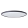 Brilliant - Plafón LED regulable para baño BRENNAN LED/35W/230V Ø 54 cm IP44 negro