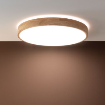 Brilliant - Plafón LED regulable SLIMLINE LED/60W/230V 3000-6500K Ø 45 cm beige + mando a distancia