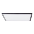 Brilliant - Plafón LED regulable SORELL LED/24/230V 3000-6500K 42x42 cm negro + mando a distancia