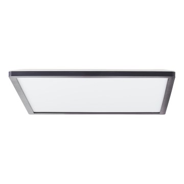 Brilliant - Plafón LED regulable SORELL LED/24/230V 3000-6500K 42x42 cm negro + mando a distancia