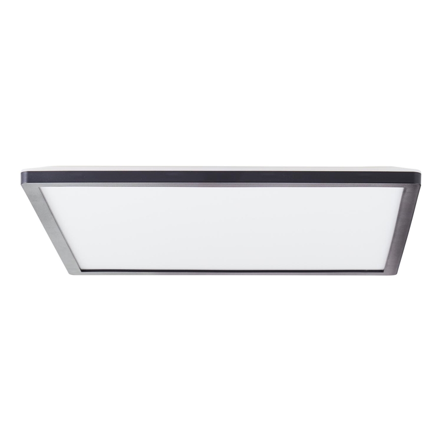 Brilliant - Plafón LED regulable SORELL LED/24/230V 3000-6500K 42x42 cm negro + mando a distancia