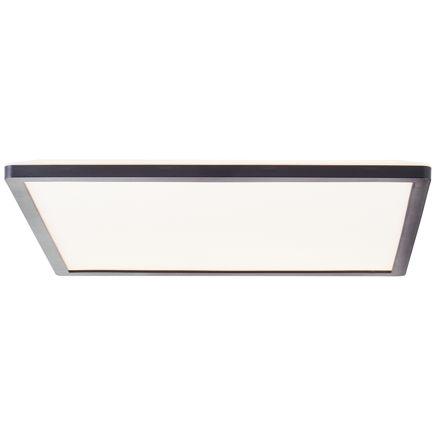 Brilliant - Plafón LED regulable SORELL LED/24/230V 3000-6500K 42x42 cm negro + mando a distancia