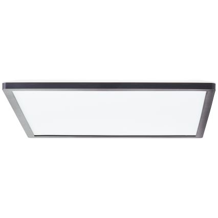 Brilliant - Plafón LED regulable SORELL LED/24/230V 3000-6500K 42x42 cm negro + mando a distancia