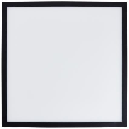 Brilliant - Plafón LED regulable SORELL LED/24/230V 3000-6500K 42x42 cm negro + mando a distancia
