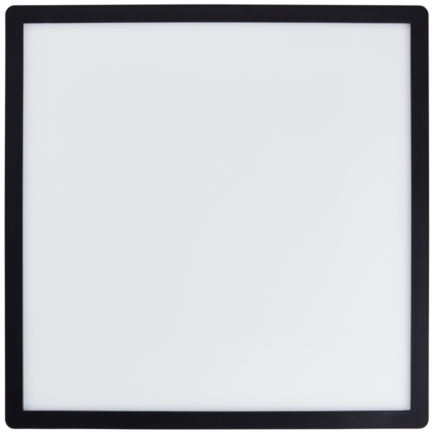 Brilliant - Plafón LED regulable SORELL LED/24/230V 3000-6500K 42x42 cm negro + mando a distancia
