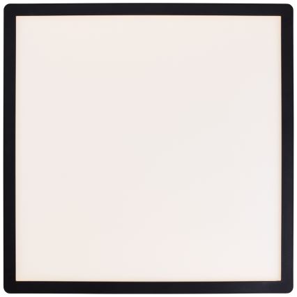 Brilliant - Plafón LED regulable SORELL LED/24/230V 3000-6500K 42x42 cm negro + mando a distancia
