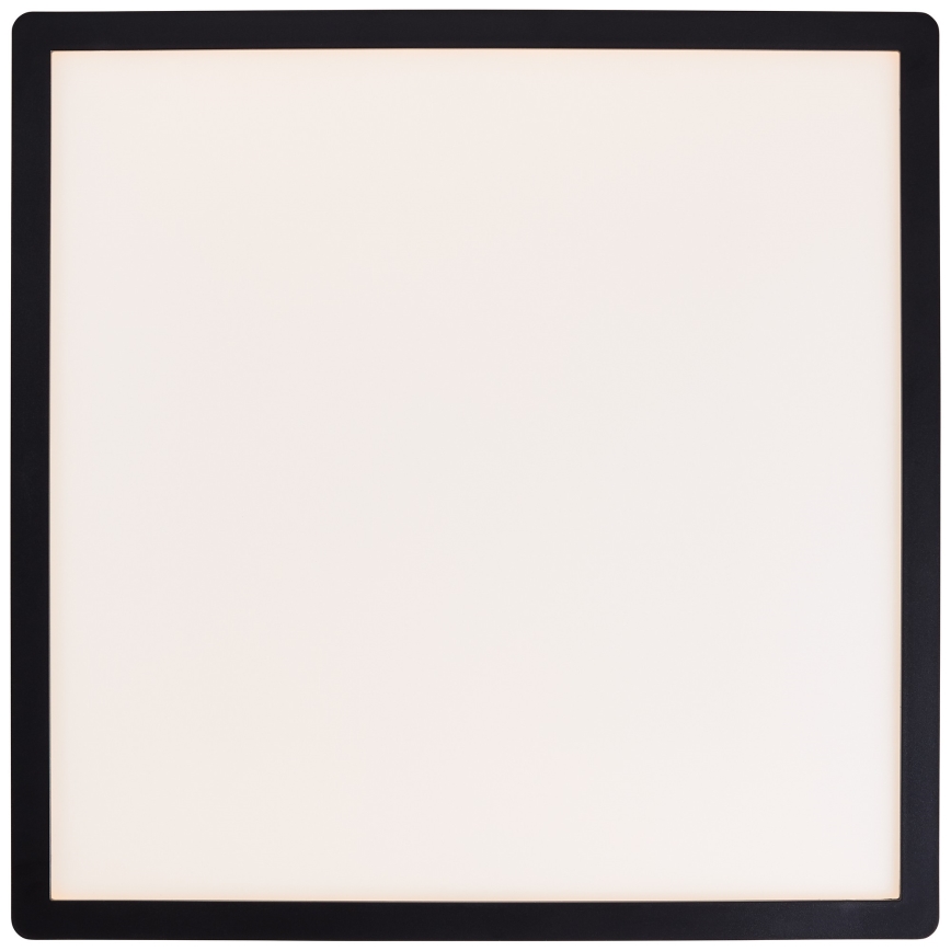 Brilliant - Plafón LED regulable SORELL LED/24/230V 3000-6500K 42x42 cm negro + mando a distancia