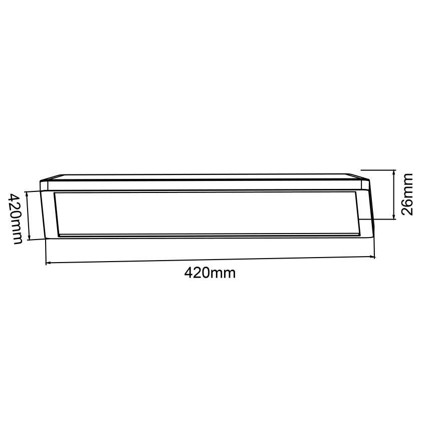 Brilliant - Plafón LED regulable SORELL LED/24/230V 3000-6500K 42x42 cm negro + mando a distancia
