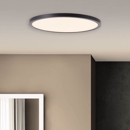 Brilliant - Plafón LED regulable TUCO LED/20W/230V Ø 29,5 cm negro