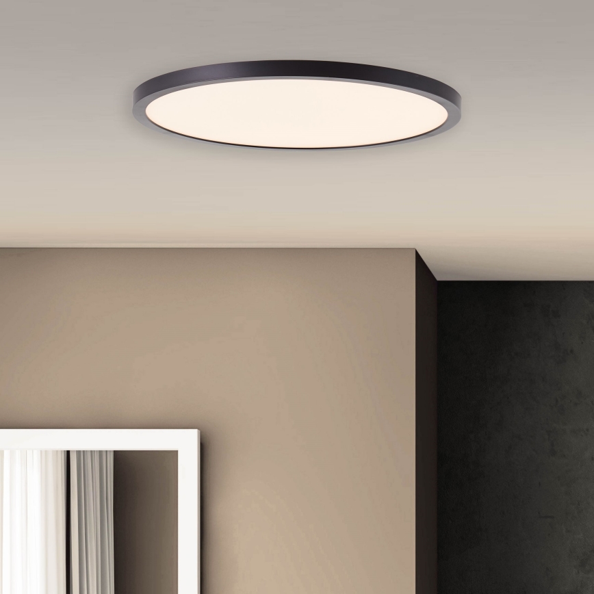 Brilliant - Plafón LED regulable TUCO LED/20W/230V Ø 29,5 cm negro