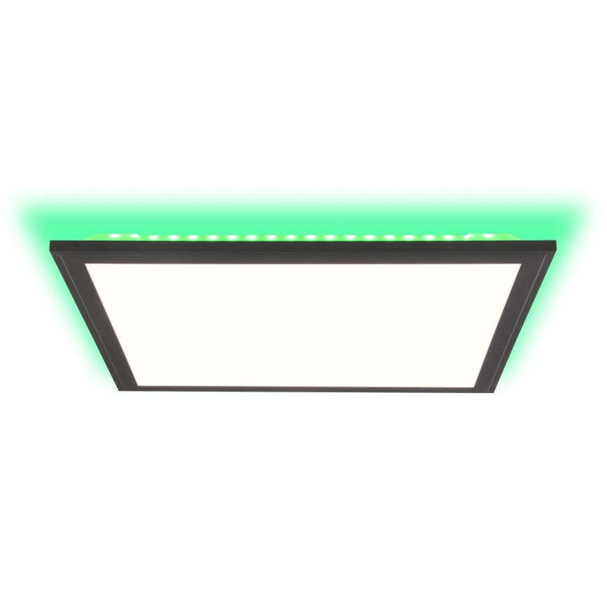 Brilliant - Plafón LED RGBW regulable ALLIE LED/24W/230V 2700-6500K negro + control remoto