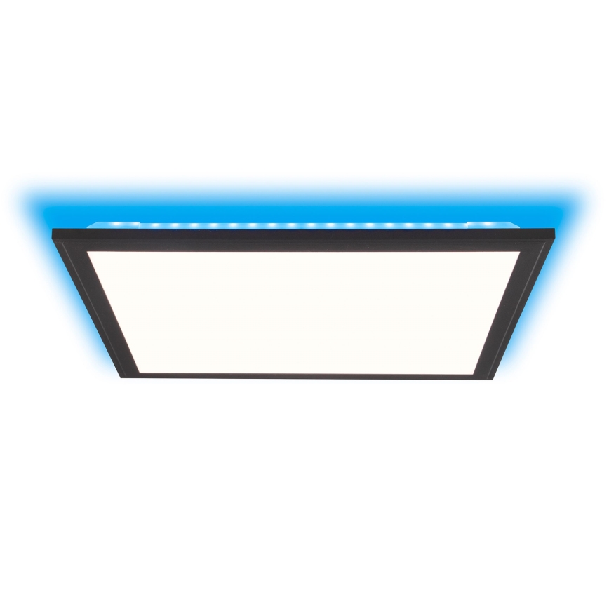 Brilliant - Plafón LED RGBW regulable ALLIE LED/24W/230V 2700-6500K negro + control remoto