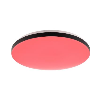 Brilliant - Plafón LED RGBW regulable LIVIO LED/20W/230V 3000-6500K diá. 49 cm negro + control remoto